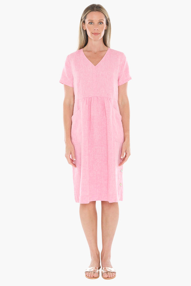 JUMP - Flamingo Side Button Dress - 596J5027A