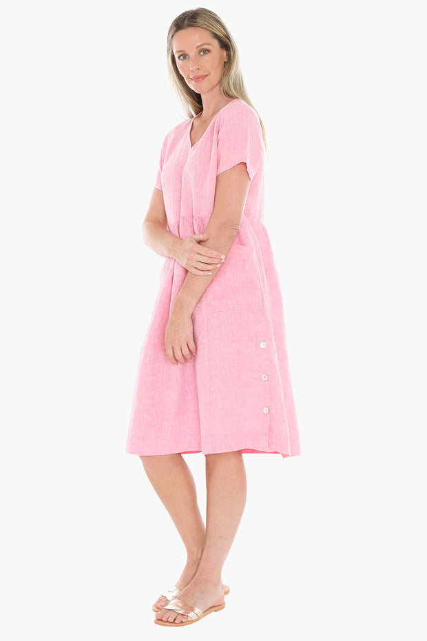 JUMP - Flamingo Side Button Dress - 596J5027A