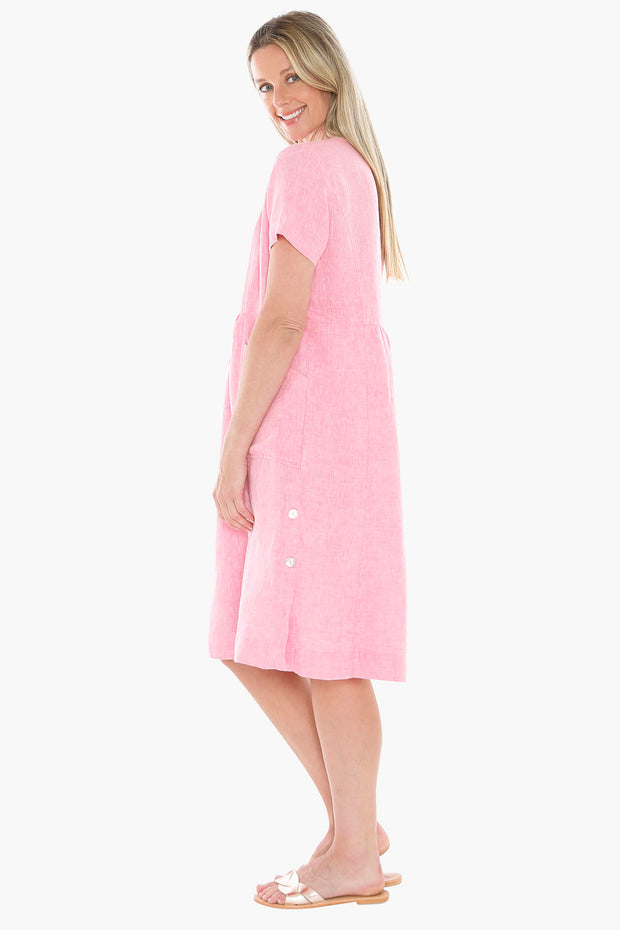 JUMP - Flamingo Side Button Dress - 596J5027A