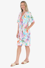 JUMP - Multi Hibiscus Haze Dress - 596J5039A