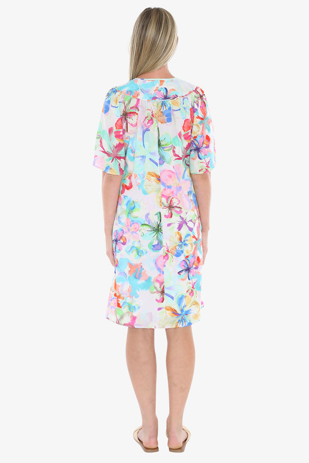 JUMP - Multi Hibiscus Haze Dress - 596J5039A