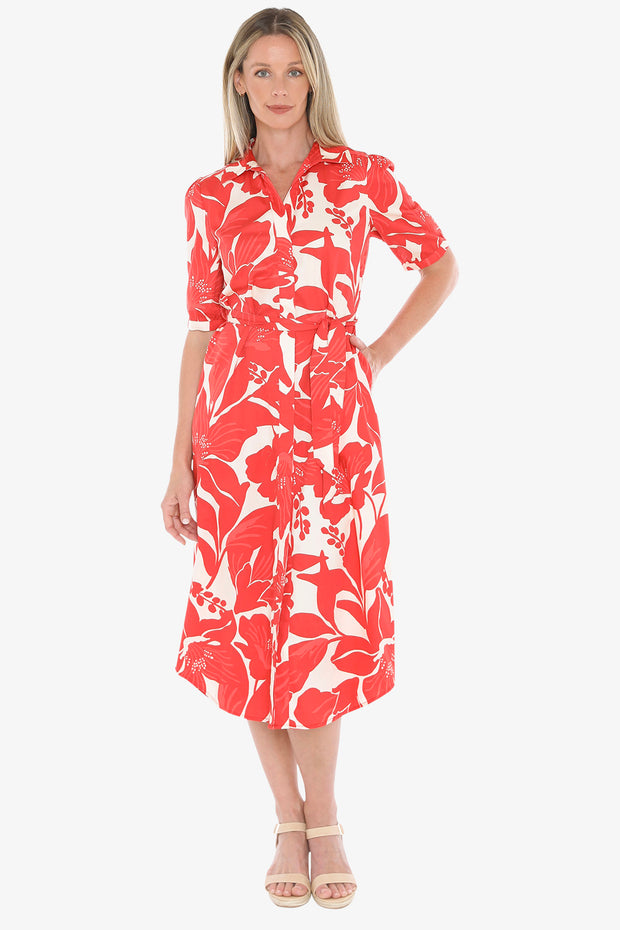 JUMP - Red Lily Mono Dress - 596J5047A