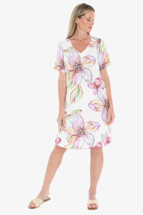 JUMP - Multi Floraline Dress - 596J5148A