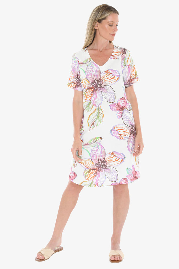 JUMP - Multi Floraline Dress - 596J5148A