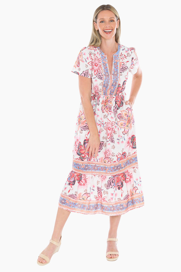 JUMP - Multi Sweet Iris Dress - 596J5156A