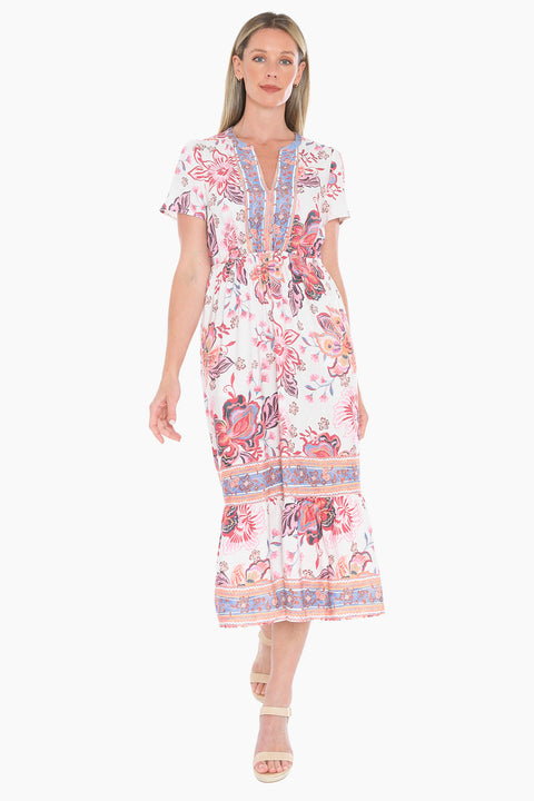 JUMP - Multi Sweet Iris Dress - 596J5156A