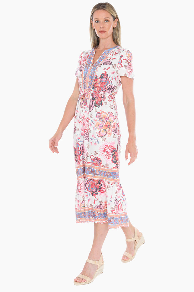JUMP - Multi Sweet Iris Dress - 596J5156A