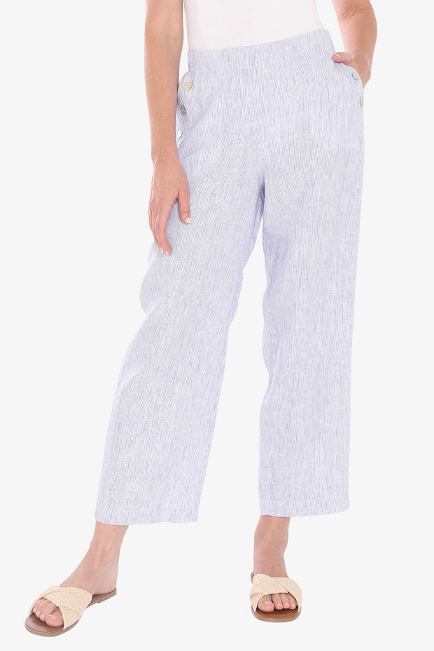 JUMP - Blue/White Core Stripe Pant - 596J7116A
