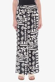 JUMP - Black/Ecru Flower Pop Pant - 596J7183A