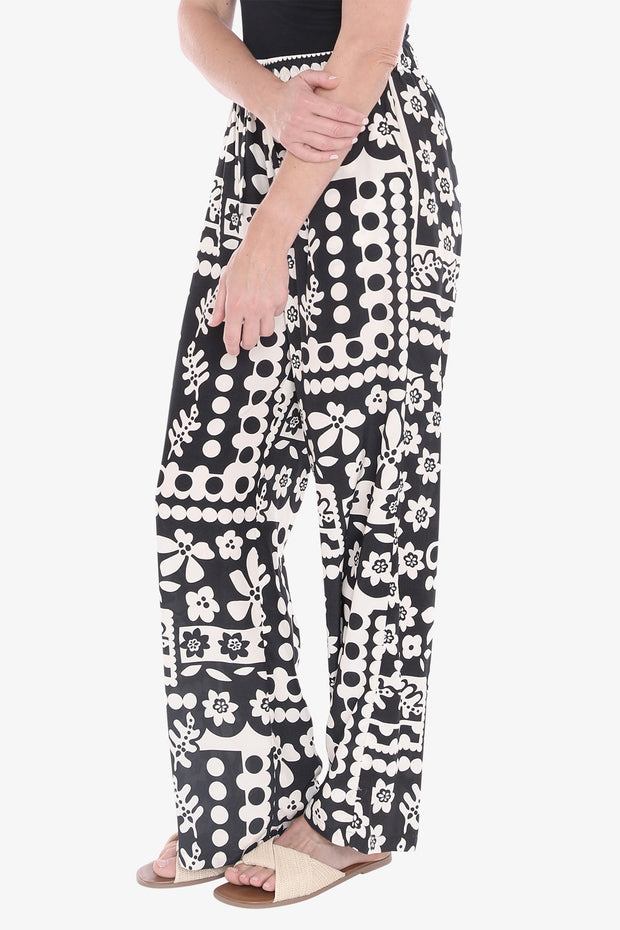 JUMP - Black/Ecru Flower Pop Pant - 596J7183A
