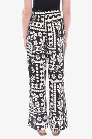 JUMP - Black/Ecru Flower Pop Pant - 596J7183A