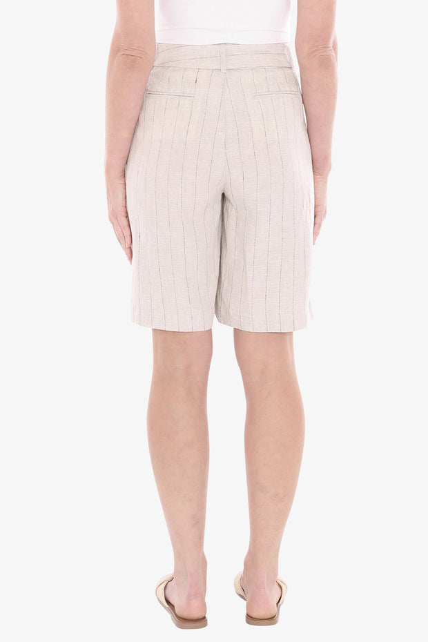 JUMP - Natural Pinstripe Short - 596J8119A