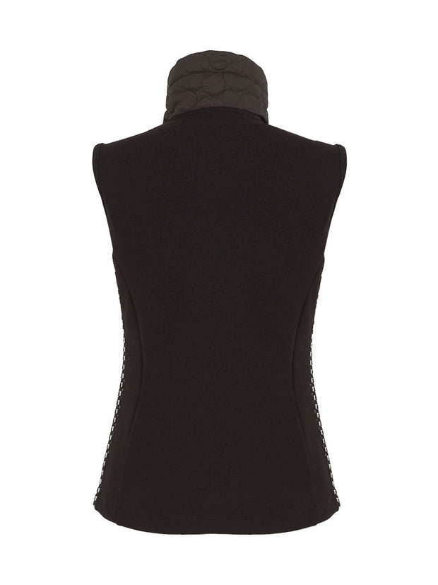 DOLCEZZA - Black Knit Textured Vest - 74171