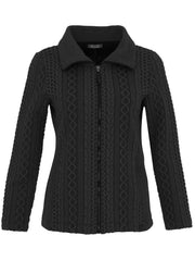 DOLCEZZA - Black Cable Knit Jacket - 74203