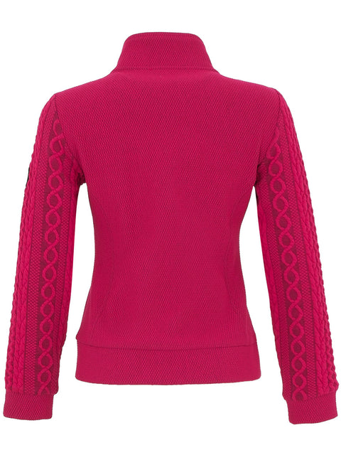 DOLCEZZA - Fuchsia Knit & Woven Jacket - 74818