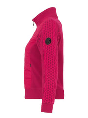 DOLCEZZA - Fuchsia Knit & Woven Jacket - 74818