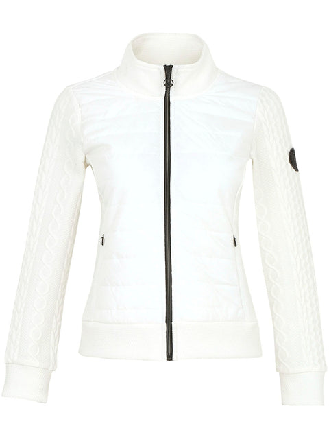 DOLCEZZA - Off White Knit & Woven Jacket - 74818