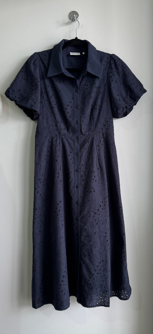 FOIL - Palm Ture Navy Cut Above Dress - FO8264