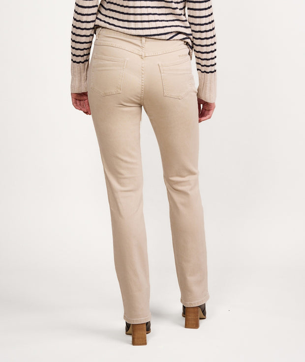 VASSALLI - Oat Denim Slim Leg Full Length Jean - 9901