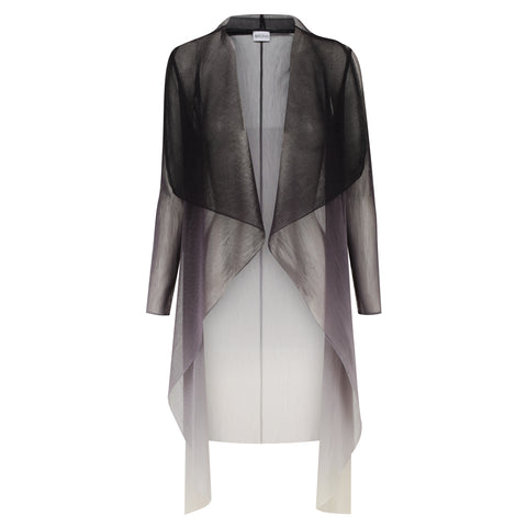 ALQUEMA - Black to Cream Cosa Coat - AC1080