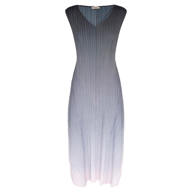 ALQUEMA - Charcoal Goes Light Long Estrella Dress - AD1072L
