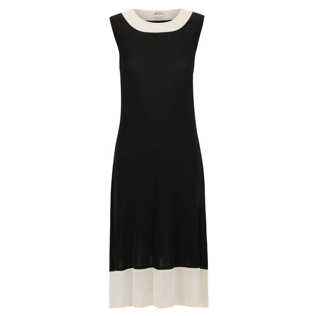 ALQUEMA - Black & Cream Kambe Dress - AD700