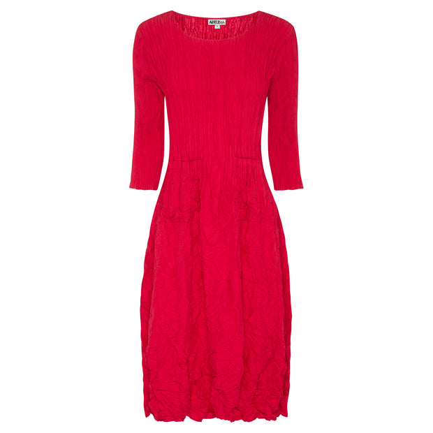 ALQUEMA - Raspberry 3/4 Sleeve Smash Pocket Dress - ADC544