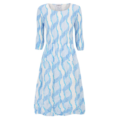 ALQUEMA - Under Current 3/4 Sleeve Smash Pocket Dress - ADC544