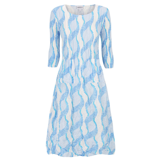 ALQUEMA - Under Current 3/4 Sleeve Smash Pocket Dress - ADC544