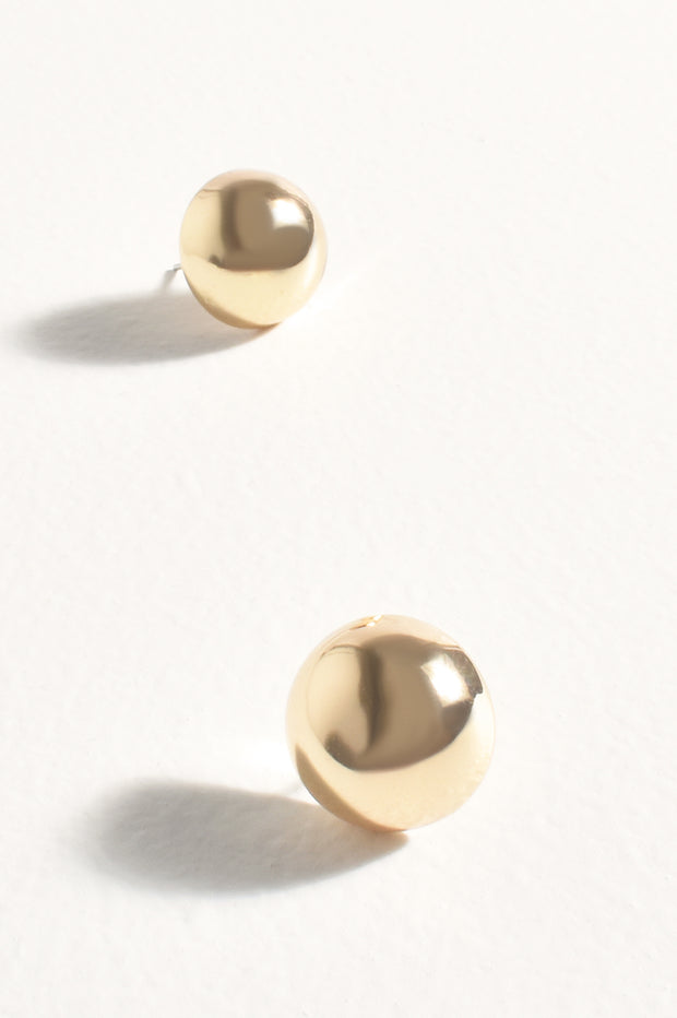 ADORNE - Gold Mini Dome Earrings - AED4068GOLD