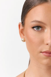ADORNE - Gold Mini Dome Earrings - AED4068GOLD