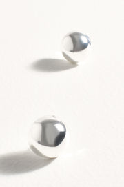 ADORNE - Silver Mini Dome Earrings - AED4068SILV