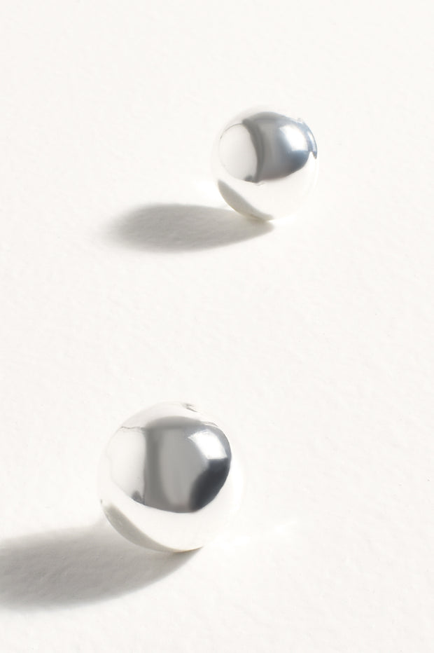 ADORNE - Silver Mini Dome Earrings - AED4068SILV