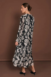 ADORNE - Frances Floral Long Sleeve Dress - AJD1643