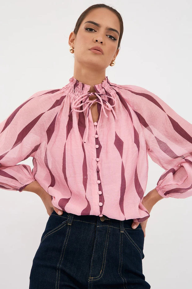 ADORNE - Opal San Lorenzo Long Sleeve Top - AJD1932