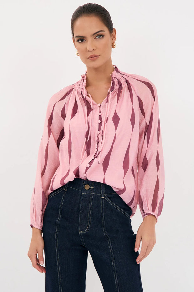 ADORNE - Opal San Lorenzo Long Sleeve Top - AJD1932