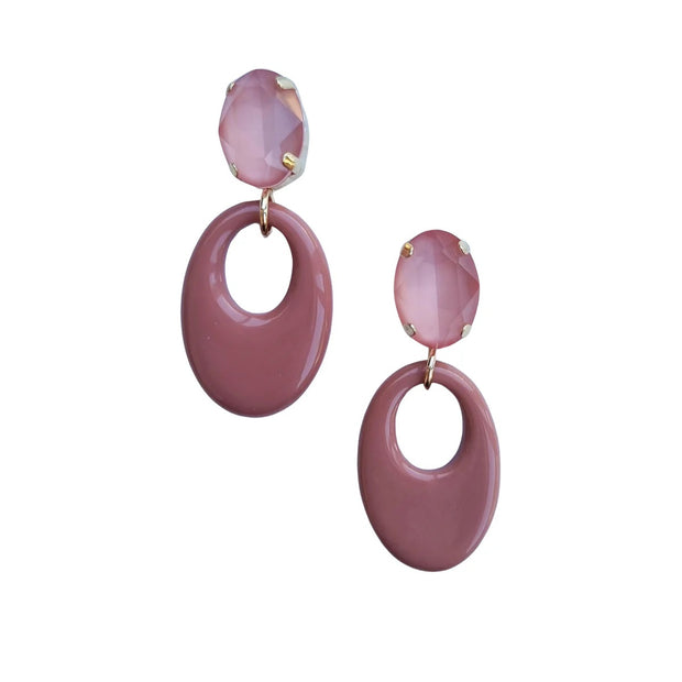 ZODA - Emerie Gem Earring Pink - AL97002PINK