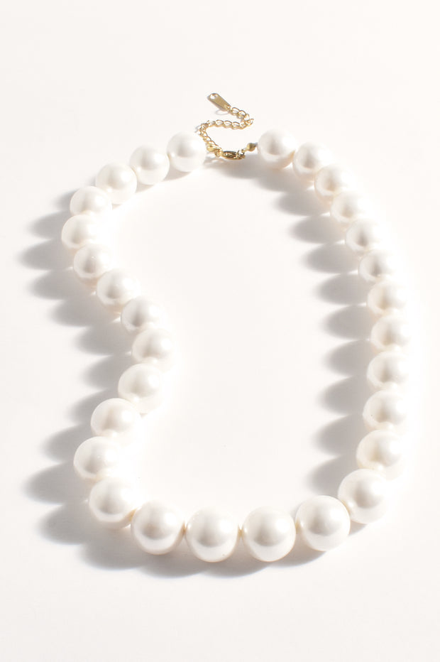 ADORNE - Chunky Faux Pearl Necklace - AND2585CREA