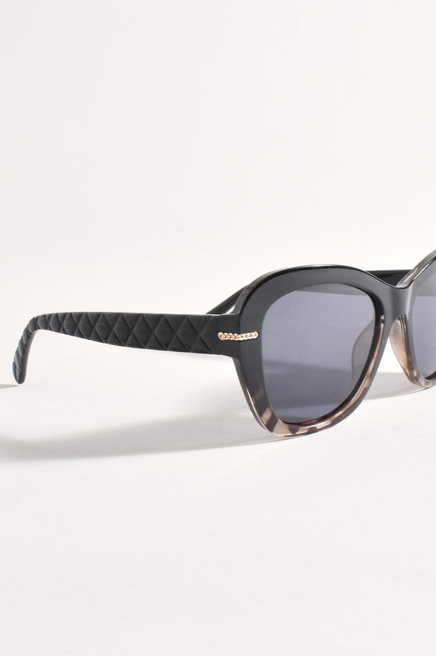 ADORNE - Rozelle Sunglasses (Black/Tortoiseshell) - AUL6346BLACTORT