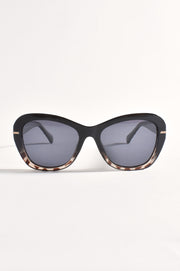 ADORNE - Rozelle Sunglasses (Black/Tortoiseshell) - AUL6346BLACTORT