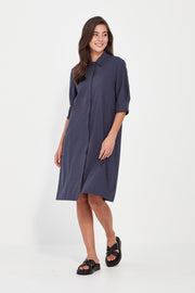 VERGE - Denim Marle Acrobat Nori Dress - 9922LW