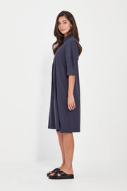 VERGE - Denim Marle Acrobat Nori Dress - 9922LW