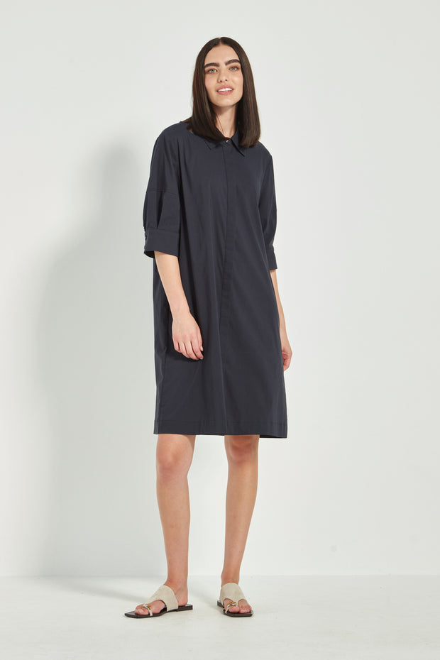VERGE - French Ink Acrobat Nori Dress - 9922LW