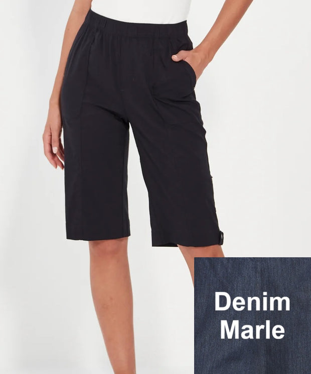 VERGE - Denim Marle Acrobat Rolled Short - 3920ULW
