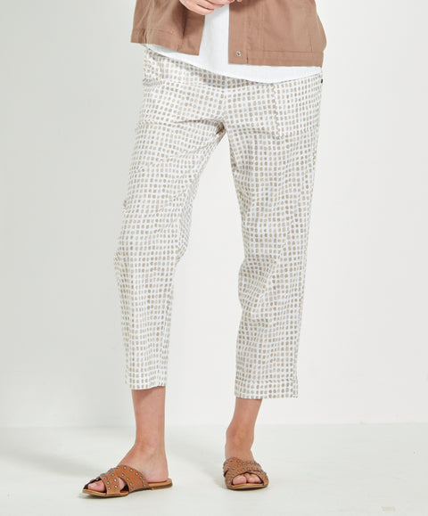 VERGE - Bark Print Acrobat Tile Pant - 9871LW