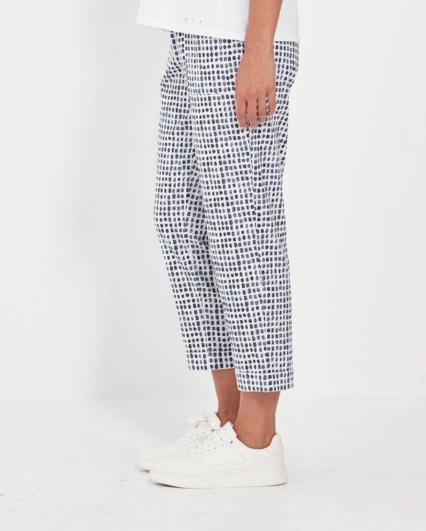 VERGE - Denim Print Acrobat Tile Pant - 9871LW