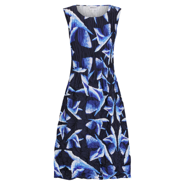 ALQUEMA - Blue Birds Smash Pocket Dress - AD545