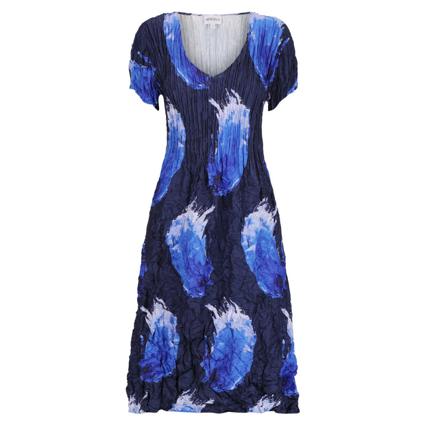 ALQUEMA - Blue Splash Smash Pocket Dress - AD549