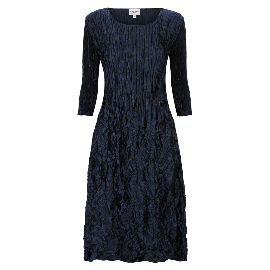 アパルトモン PLUSD'UNEMARQUE プルドゥマルク DRESS Zapaka Women Grey Blue Prom Dress A-line V-neck Grey Blue