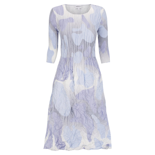 ALQUEMA - Lyric Blues 3/4 Sleeve Smash Pocket Dress - ADC544